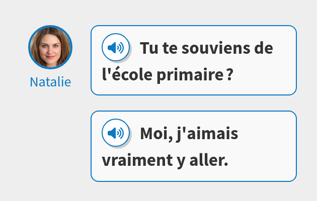 Tu te souviens de l'école primaire ?