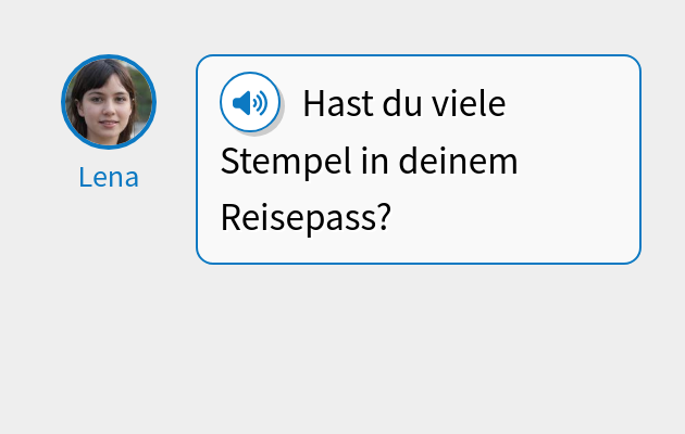 Hast du viele Stempel in deinem Reisepass?